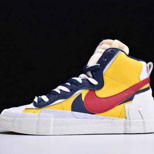 nike blazer low red and blue